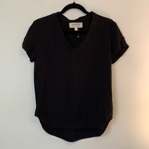 Cloth & Stone black v neck shirt